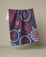 Load image into Gallery viewer, Freedom Sparks Tea Towel in Blue
