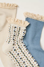 Load image into Gallery viewer, Ruffle Sock Pack in Turquoise Mix
