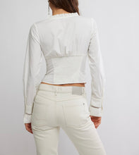 Load image into Gallery viewer, Frankie Corset Top in Clean Ivory
