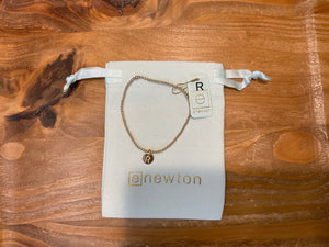 Classic Gold 2mm Initial Respect Small Gold Disc
