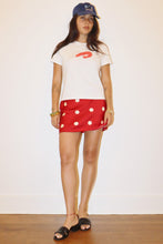 Load image into Gallery viewer, Polka Dot Mini Skirt in Cherry
