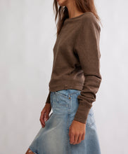 Load image into Gallery viewer, Jess Long Sleeve in Coco Brown Heather

