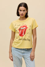 Load image into Gallery viewer, Rolling Stones Satisfaction Doodles Solo Tee in Poppy Yellow
