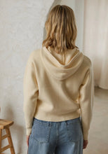 Load image into Gallery viewer, Zip-Up Hoodie in Pale Banana
