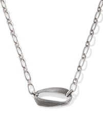Load image into Gallery viewer, Kendra Scott Kira Vintage Silver Short Pendant Necklace
