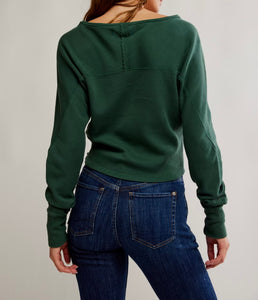 Jess Long Sleeve in Seamoss