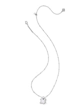Load image into Gallery viewer, Kendra Scott Ghost Silver Short Pendant Necklace in White Mother of Pearl
