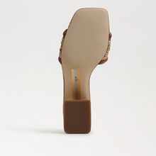 Load image into Gallery viewer, Waylon Weave Slide Sandal in Rich Cognac Leather
