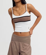 Load image into Gallery viewer, All Clear Coastline Stripe Cami in Ivory Combo
