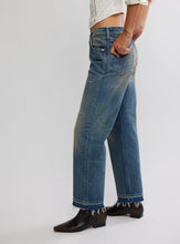 Load image into Gallery viewer, Up All Hours Slim Jean in Blue Delphinium
