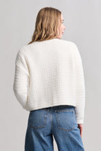 Load image into Gallery viewer, CozyChic Textured Button Front Cardigan in Pearl
