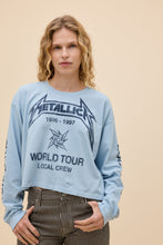 Load image into Gallery viewer, Metallica Local Crew Meet &amp; Greet L/S in Powder Blue

