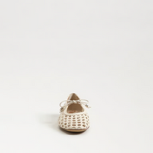 Load image into Gallery viewer, Marcie Ballet Flat in Modern Ivory Weave
