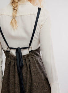 Cyd Mini Dress in Espresso Combo