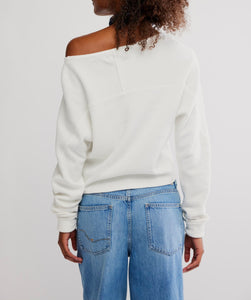 Jess Long Sleeve in Clean Ivory