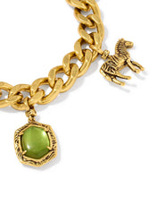Load image into Gallery viewer, Raina Vintage Gold Charm Bracelet in Multi Mix M/L
