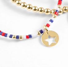 Load image into Gallery viewer, Hope Unwritten Bracelet - Firecracker - Small Star Gold Disc
