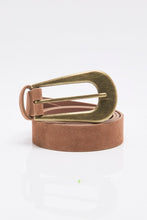Load image into Gallery viewer, Cannon Suede Belt in Cognac
