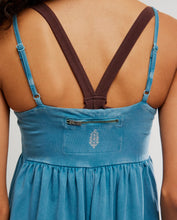 Load image into Gallery viewer, Hot Shot Strappy Onesie in Riptide
