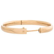 Load image into Gallery viewer, Cherish Gold Bangle Bracelet Medium
