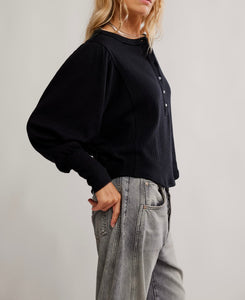 Quinn Knit Top in Black