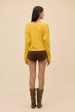 Load image into Gallery viewer, Morgan Wallen Eagle Meet &amp; Greet L/S in Yellow Honey
