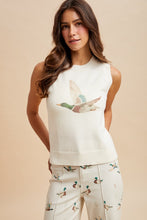Load image into Gallery viewer, Mallard Sweater Vest in Off White
