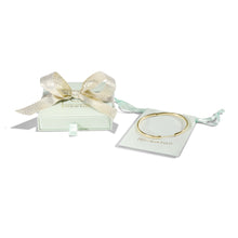Load image into Gallery viewer, Cherish Gold Bangle Bracelet Small

