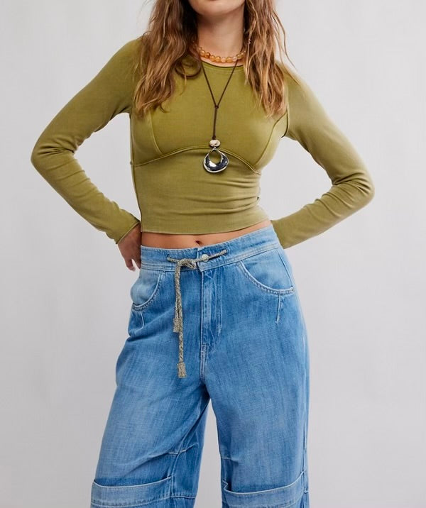 Protagonist Long Sleeve in Green Moss