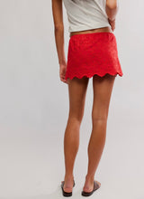 Load image into Gallery viewer, Eyes On You Skort in High Risk Red
