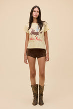 Load image into Gallery viewer, Willie Nelson Horse Called Music Solo Tee in Sheer Yellow
