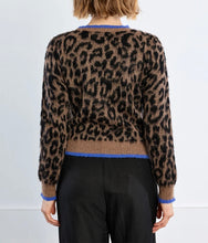 Load image into Gallery viewer, Lizzie Knit Sweater in Leopard
