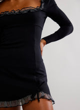 Load image into Gallery viewer, Lucette Mini Dress in Smoked Black Combo
