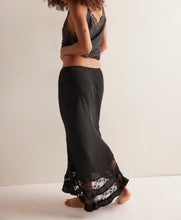 Load image into Gallery viewer, Long Lost Lover 1/2 Slip Skirt in Black
