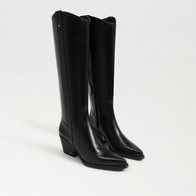 Load image into Gallery viewer, Wyatt Knee High Boot in Black Leather
