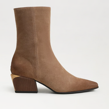 Load image into Gallery viewer, Harmony Ankle Boot in Truffle Brown Suede
