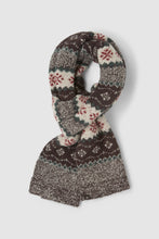 Load image into Gallery viewer, CozyChic FairIsle Scarf in Umber Multi
