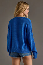 Load image into Gallery viewer, Good Day to Drink on the Lake Sweater in Blue

