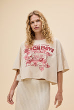 Load image into Gallery viewer, The Beach Boys Someone I Love Cropped OS Tee in Dirty White
