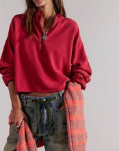 Load image into Gallery viewer, Celeste Quarterzip in Salsa
