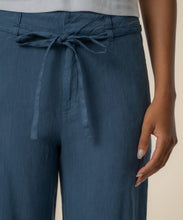 Load image into Gallery viewer, Meg Linen Wide Leg Pant in Coastal Blue
