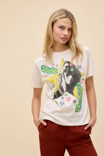 Load image into Gallery viewer, Janis Joplin Scrapbook Art BF Tee in Stone Vintage
