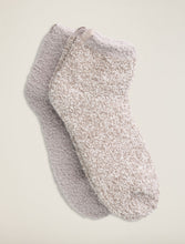 Load image into Gallery viewer, CozyChic 2 Pair Tennis Sock Set in Oyster Multi
