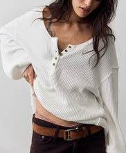 Load image into Gallery viewer, We The Free Montreal Thermal in Clean Ivory
