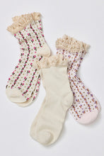 Load image into Gallery viewer, Ruffle Sock Pack in Tainted Love Mix
