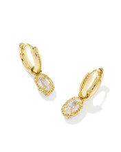 Load image into Gallery viewer, Kendra Scott Mini Ellie Luxe Huggie Earrings in Gold
