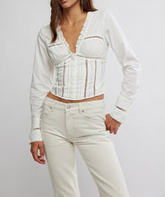 Load image into Gallery viewer, Frankie Corset Top in Clean Ivory
