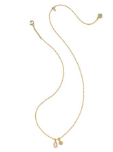 Load image into Gallery viewer, Kendra Scott Mini Elisa Dira Gold Necklace in Pink Opal
