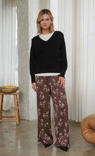 Load image into Gallery viewer, Casual V-Neck Sweater in Black
