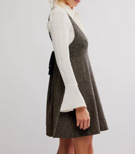 Load image into Gallery viewer, Cyd Mini Dress in Espresso Combo
